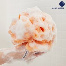 블루버블 90g 자이언트 샤워볼(4가지 색상), 피치 핑크, 1개, 1개입