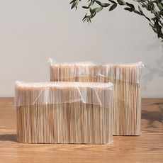 이쑤시개 대나무 1000개 양면 얇은 대용량 요지 매장 업소용, 대나무꼬지10.5cm 1000p, 1개