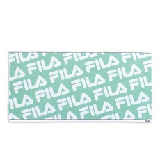 FILA 필라 총무늬 바디타월 그린 140x70cm 면 100% 항균방취