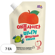 다미즐 애플사이다 비니거 사과, 7개, 300ml