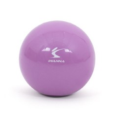[아이워너] 웨이트볼 1kg 지름 10cm 미니볼 토닝볼, 퍼플
