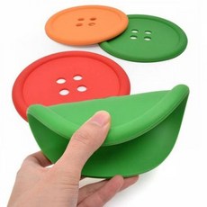 빠띠라인 실리콘 단추모양 냄비받침 MT-309, 500g, 1개, 상세페이지 참조