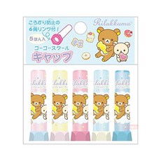 리락쿠마 연필캡 5입 2p세트(고고스쿨블루)(일)