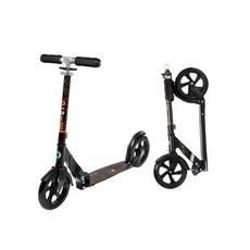 MICRO KICKBOARD 스쿠터 블랙 146723, FREE