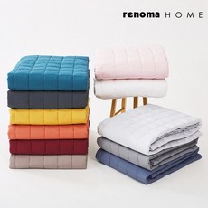 매장정품 renoma 홈 루스아사 면 양면패드 SS (정상가 145 000) 1681863, 와인