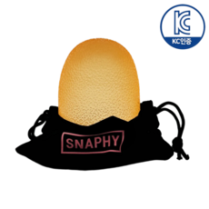 스내피 스퀴시 스트레스 볼, 1개, 옐로우