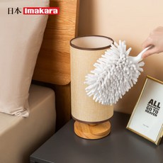 日本鷄毛撣子家用可替換吸塵打掃清潔工具汽車刷子除塵掃灰神器－, 可拆卸水洗除塵撣【1個白色】, 1個