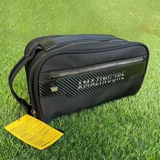 新款高爾夫男士便攜手包 通用手拿包 運動戶外裝備雜物隨身包, 黑色