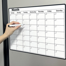 자석 보드 월간 주방 스케줄표 냉장고 보드 사무실 메모