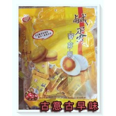 古意古早味 鹹蛋麥芽餅 400公克 (蛋奶素), 1個