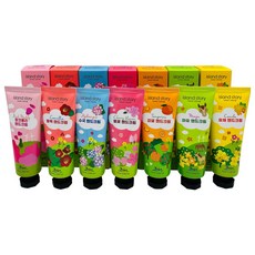 제주 핸드크림 6개입 랜덤 유채꽃 감귤 동백꽃 수국 마유 라벤더 백년초, 70g, 6개