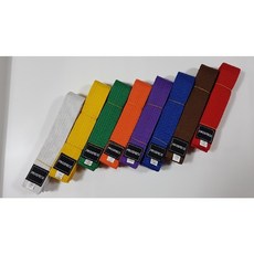 프로스펙스 색띠/칼라벨트/ 칼라띠/품/검띠, 흰색, 1개