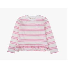 로엠걸즈 스트라이프 프릴 티셔츠 RGLA2586C 176123