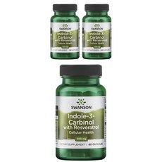 Swanson 斯旺森 芥蘭素&白藜蘆醇膠囊 200mg, 60顆, 3罐