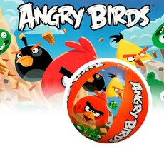 BW 96101 앵그리버드 비치볼 물놀이용품, 혼합색상, 1개