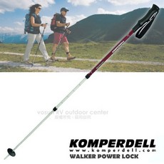 Komperdell 奥地利 7075 铝合金轻量健行登山杖 橡膠握把, 1個