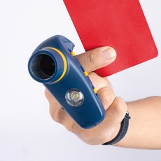 아이워너 핑거그립 전자호루라기 전자호각 USB-C타입 충전 LED조명 KS-858, 핑거 그립-네이비, 1개