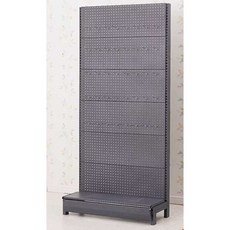 타공보드 파티션 칸막이 사무실 철제 가림막 공간분리, 122x40x195 화이트