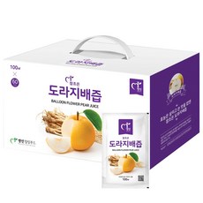 옛 전통방식으로 추출한 국내산 도라지배즙 100ml x 60포, 60개, 60개
