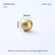 BRASSLIFE 서랍용 원형 황동 골드 가구 손잡이 욕실 주방 보관 캐비닛 당김 옷장 신발 찬장 문짝