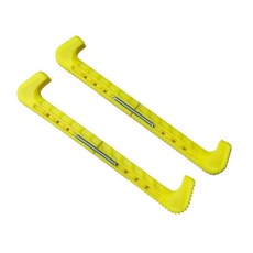 엘라스틱 스케이트 슈즈 커버 아이스하키 스케이트 가드 조절식 하키 스케이트 보호대 커버 스케이트 가드 보호대, 노란 색