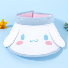 코지24 산리오 시나모롤 입체 썬캡 모자 여름 가벼운 경량 챙모자 조카 선물