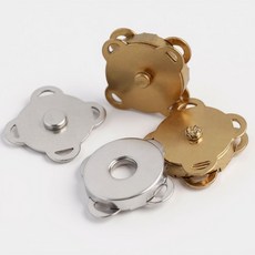 포에스 가방 자석 단추 마그네틱 똑딱이 15mm 가방부자재, 1개, 엔틱