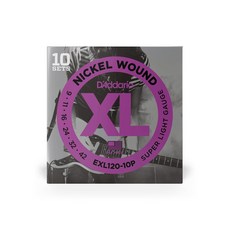 D'Addario EXL120-10P 電吉他弦 09-42, 1個