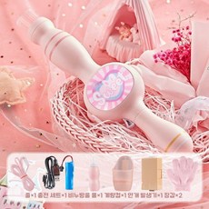 2025 New Smoke Bubble Machine 핸드 헬드 연기 버블, 사쿠라 파우더(기본세트), 1개