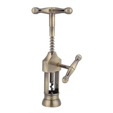 와인 오프너 웨이터 코르크 스크류 휴대용 레트로 레드 와인 병따개 코르크 스크류 코르크 풀러 빈티지 메탈 레드 와인 병따개 창의적인 턴 코르크 스크류, 와인 오프너 웨이터 코르크 스크류, 휴대용 레트로 레드