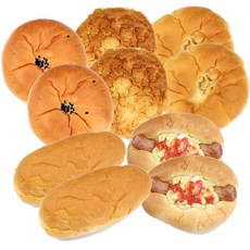 천원빵 아침대용 정항우 케익 제빵소 단팥빵 소보루빵 피자빵 국화빵 버터크림빵 10봉 개별포장