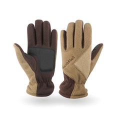 몽벨 손목까지 따뜻한 남성용 방한 플리스 장갑 ML5OG14W171, 베이지, 1세트