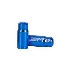 ZTTO 2PCS MTB 타이어 프랑스어 밸브 방진 커버 자전거 내부 도로 PRESTA 보호대 산악 튜브, 2pcs BLUE, 1개