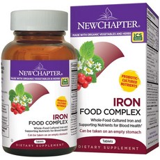 NEWCHAPTER 鐵複合無麩質錠, 60顆, 1罐