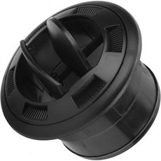 원형 공기 환기구 환기 배출구 75mm 대시보드 에어컨 디플렉터 검은색 통풍구 범용 버스 RV용