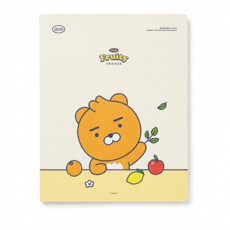 카카오 리틀프렌즈 프루티 40P 클리어 파일 파일 40매 40장, 라이언, 라이언, 1개