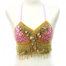 BCT501 아동망사비즈탑 댄스 밸리댄스복 어린이 도복 kyo*57168BI