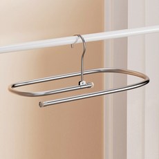 이불 옷걸이 이불걸이 이불걸이 옷걸이 스테인리스 이불옷걸이 이불옷걸이 특대형 이불걸이 옷걸이 이중 옷걸이 이불옷걸이 360도 회전 회오리 이불옷걸이 어깨뿔방지 옷걸이, 1개, 실버