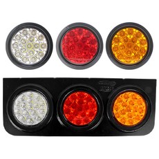 가민 데루등 후미등 LED 테일램프 브레이크등 덤프트럭 화물차 24V 후진등, LED 프레임 (철판), 1개