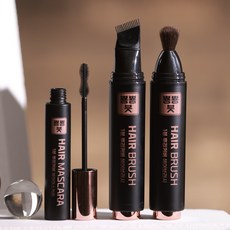 [인포벨]애드크로스 홈쇼핑 뿅뿅붓 골드 새치 염색 새치 커버 1분 뿌리 헤어 마스카라 틴트 스틱 흰머리 염색, Natural brown, 2개