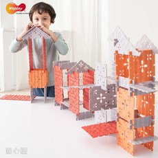Weplay 藝磚逸瓦 幾何積木 瓦片積木 屋瓦積木 大積木/建構積木, 1個