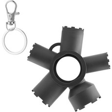 10-in-1 수도꼭지 에어레이터 제거 도구 키트 키 체인이 있는 범용 헤비 듀티 M16.5 M18.5 M21.5 M22 M24 M28 TT TF STD TJ 사이즈에 적합