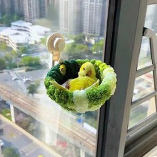 앵무새 새장 차량용 흡착식 창문 고소형 사계절용 보온 숙소, 기본 추가키트 (cm), 대형 그린 [타이거스킨 2개 미니선 1개]
