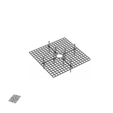 오렌콩 화분 흙 덮개 사각 커버 고양이방지화분덮개 고양이화분덮개 화분흙받이망, 브라운