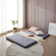 DolceNotte 바이올렛 토퍼 매트리스, 라이트그레이, 8cm