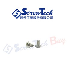 銳禾 #10-32x2.5mm 盤頭/丸頭 十字槽 英制機械牙 螺絲 100入, 1個