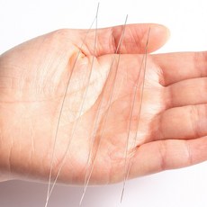 손쉬운 비딩바늘 1+1 비즈공예바늘 얇은 옷수선 단추 악세사리 10.5cm