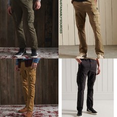 Superdry Grip 復古風格多口袋修身工作褲