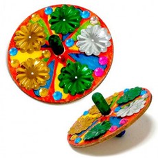 전통나무팽이만들기 가족과함께하는놀이 육아용품 미술활동 손작업놀이 나무팽이, 1개