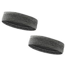 2개1세트 위즈맥스 COOL lite 헤어밴드 기능성 스포츠 등산 낚시 운동용 헤어터번, 차콜 2개1세트